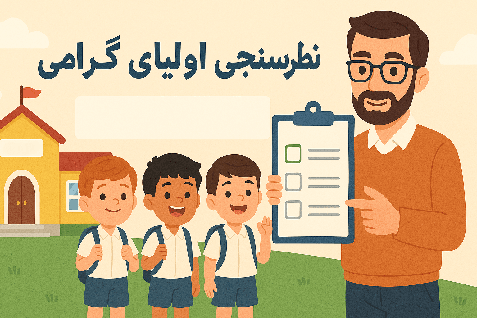 نظرسنجی ویژه اولیای محترم مدرسه